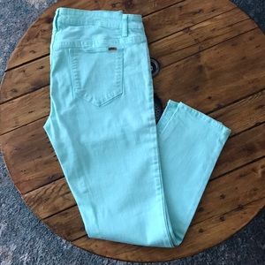Else stretch skinny jeans in aqua size 31 w